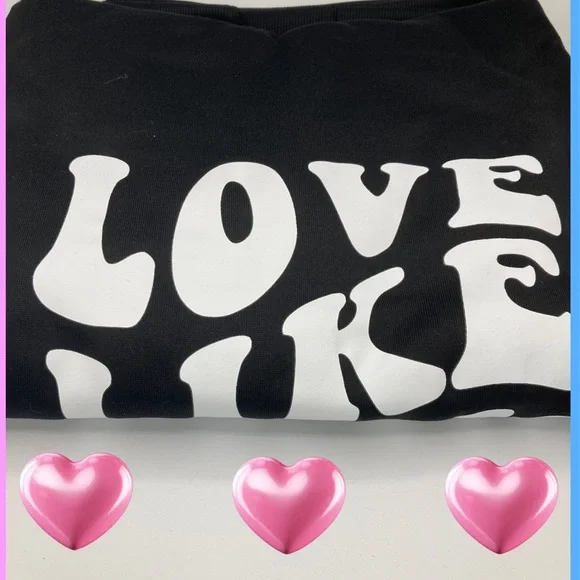 New Black Hoodie sweatshirt womens size XL sold out style pullover with pockets - Picture 6 of 6